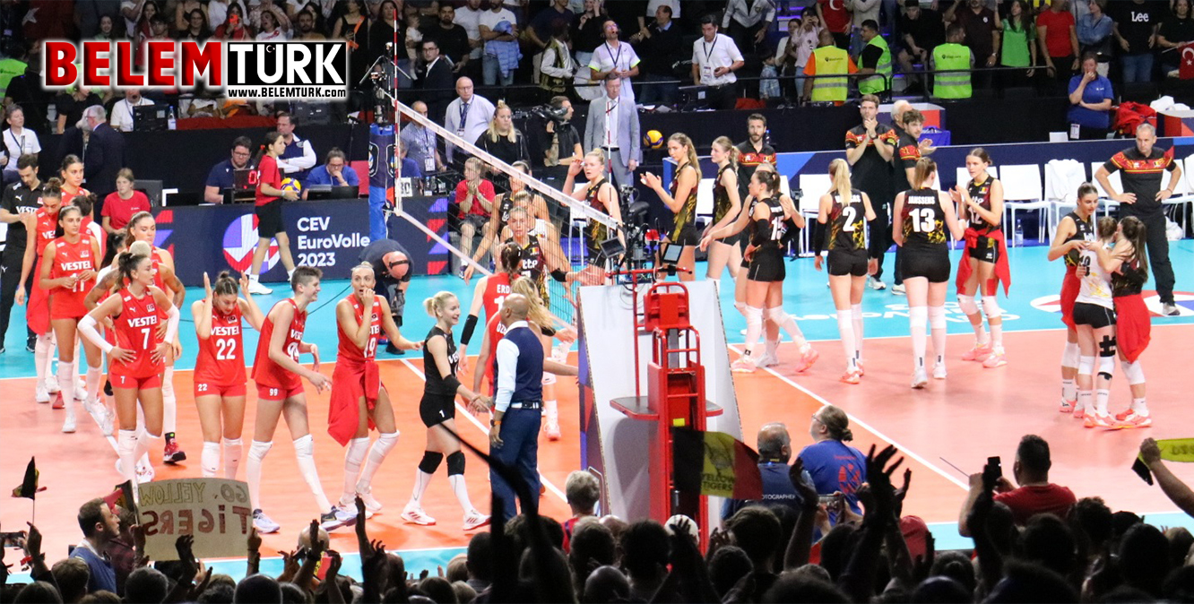 Belçika’da “Filenin Sultanları” çeyrek finale adını yazdırdı