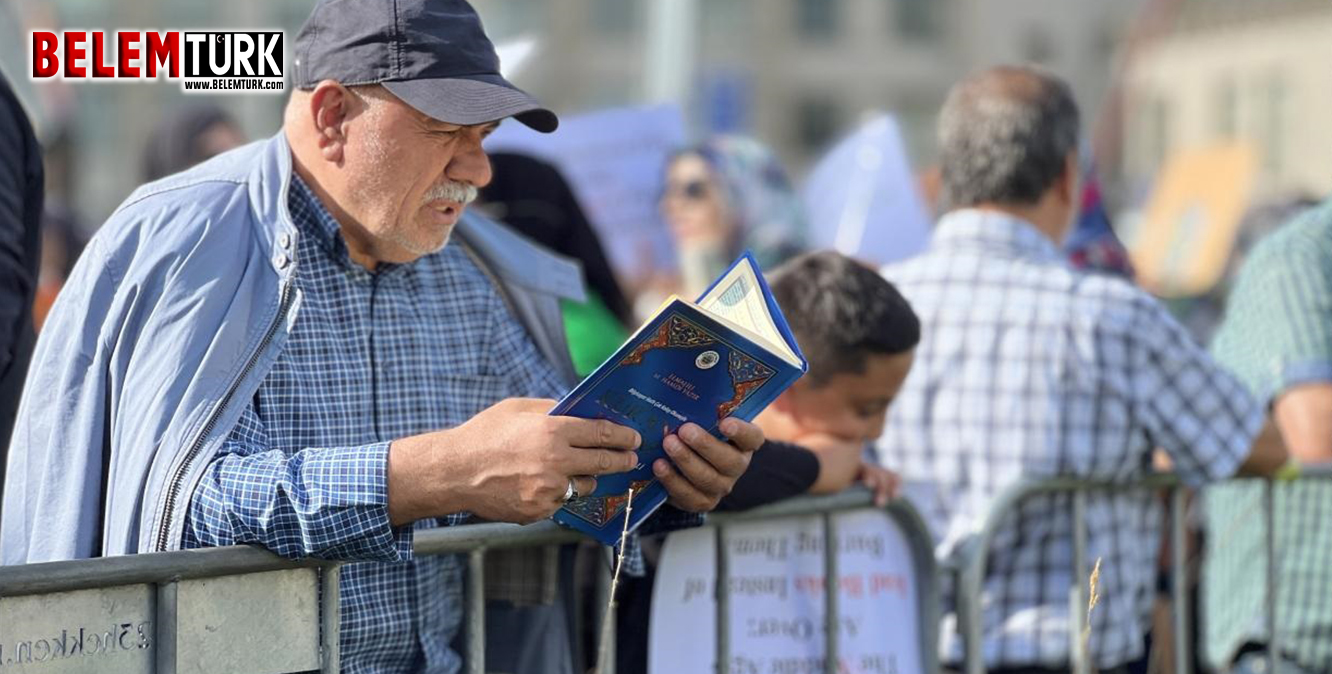 Hollanda’da Müslümanlar, Kur’an-ı Kerim’e yönelik saldırıları protesto etti