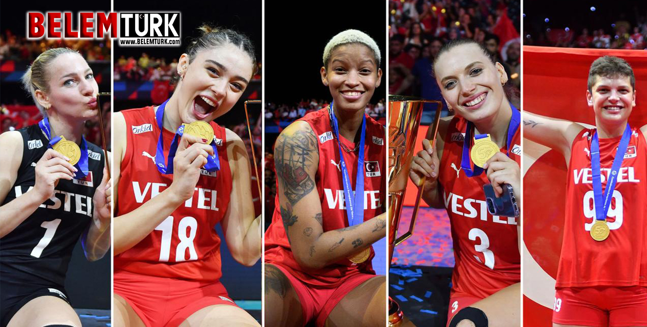 A Milli Kadın Voleybol Takımı’ndan 5 isim Avrupa Şampiyonası’nın “Rüya Takım”ında yer aldı
