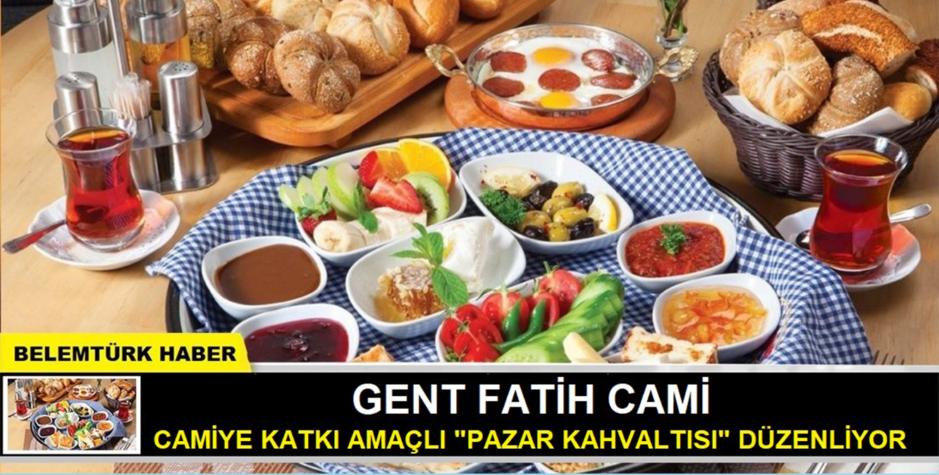 Belçika Gent Fatih Cami kahvaltı programı düzenliyor