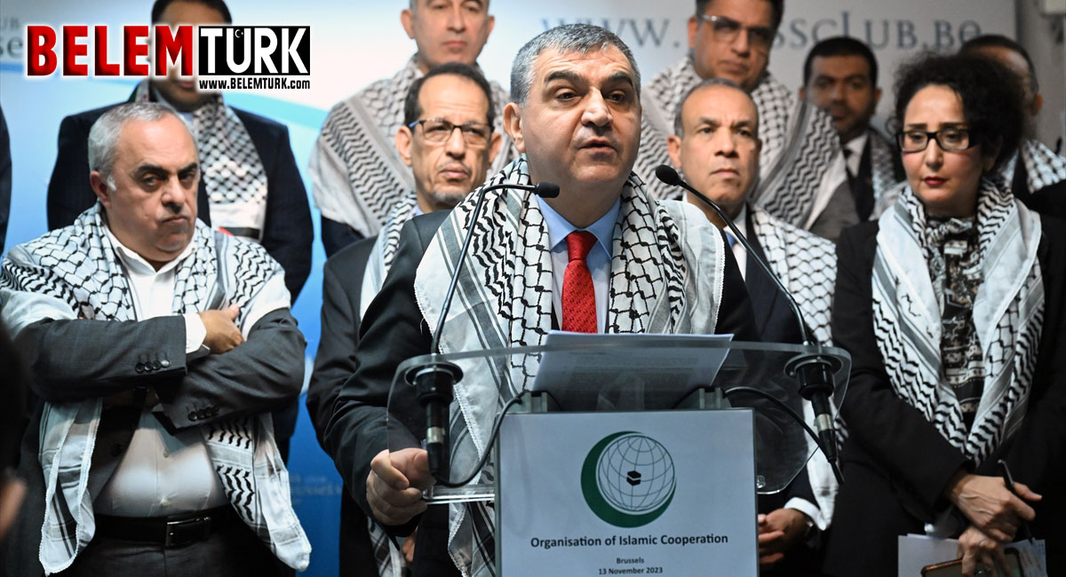 İslam İşbirliği Teşkilatı büyükelçileri Brüksel’de İsrail’in Gazze’ye saldırılarını durdurma çağrısı yaptı