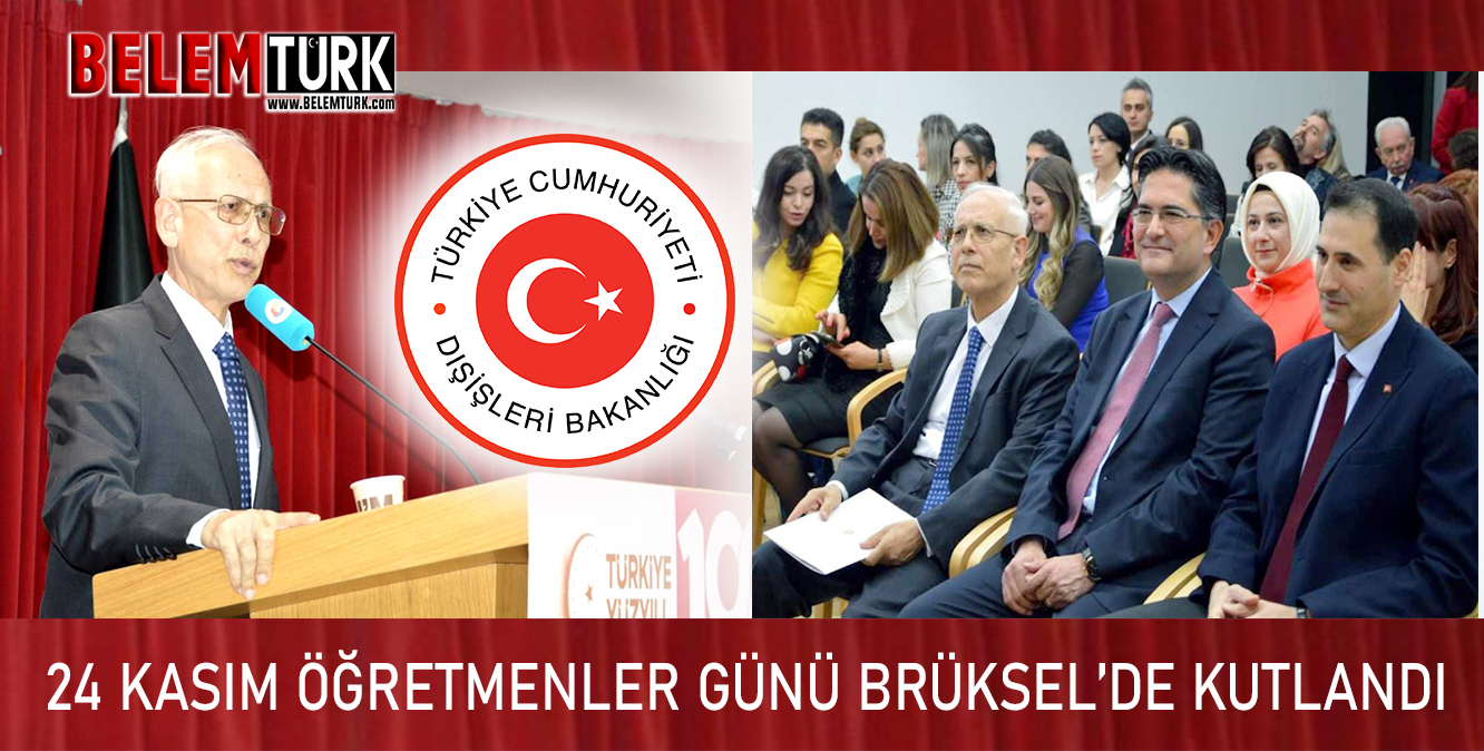 24 Kasım öğretmenler günü Brüksel’de kutlandı