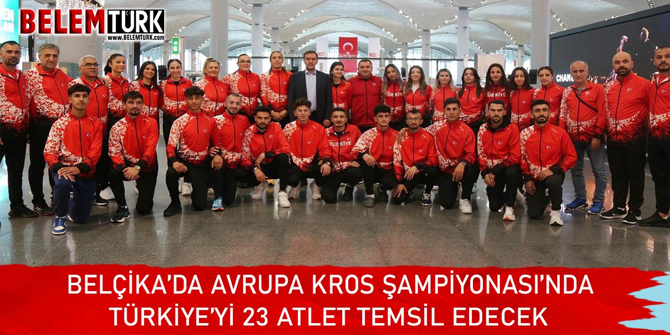 Belçika’da yapılacak Avrupa Kros Şampiyonası için millilerimiz Brüksel’de çalışmalarını sürdürüyor