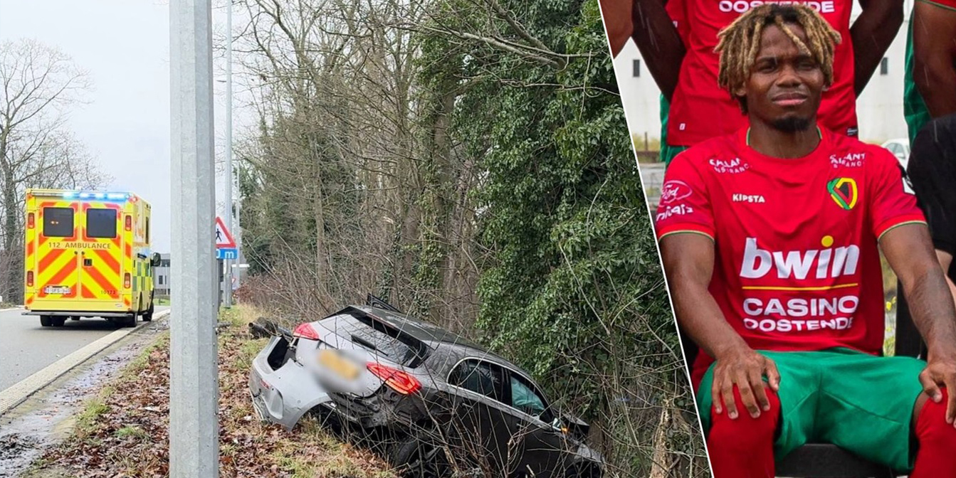 Belçika KV Oostende futbolcusu Dapo Mebude trafik kazasında ağır yaralandı