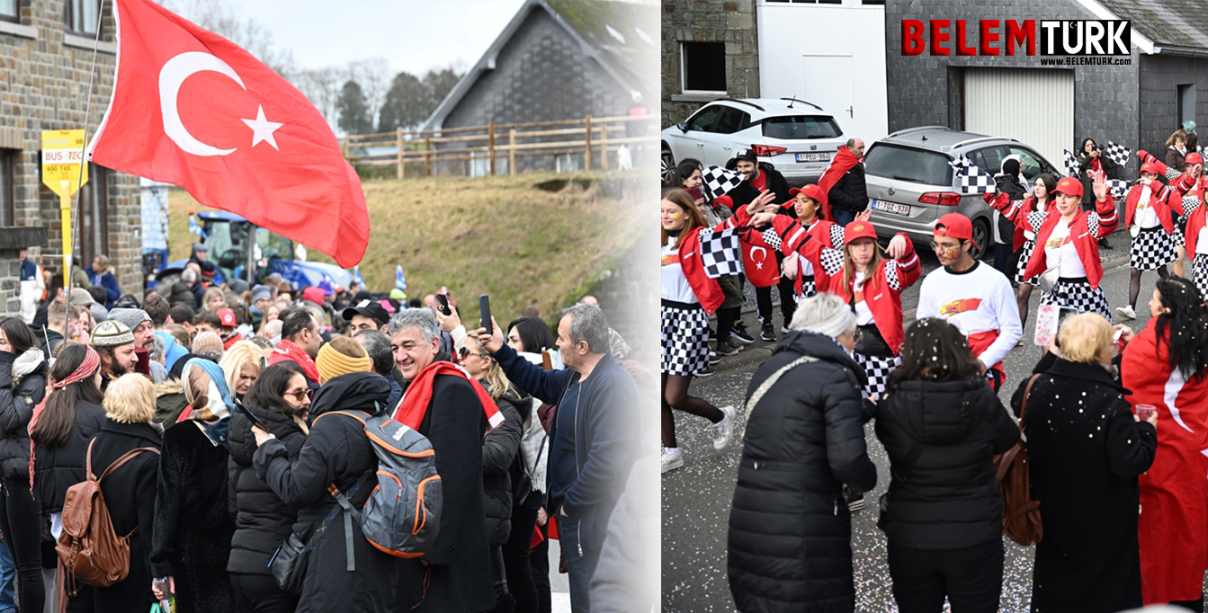 Belçika’nın “Türk köyü”nde karnaval coşkusu yaşandı