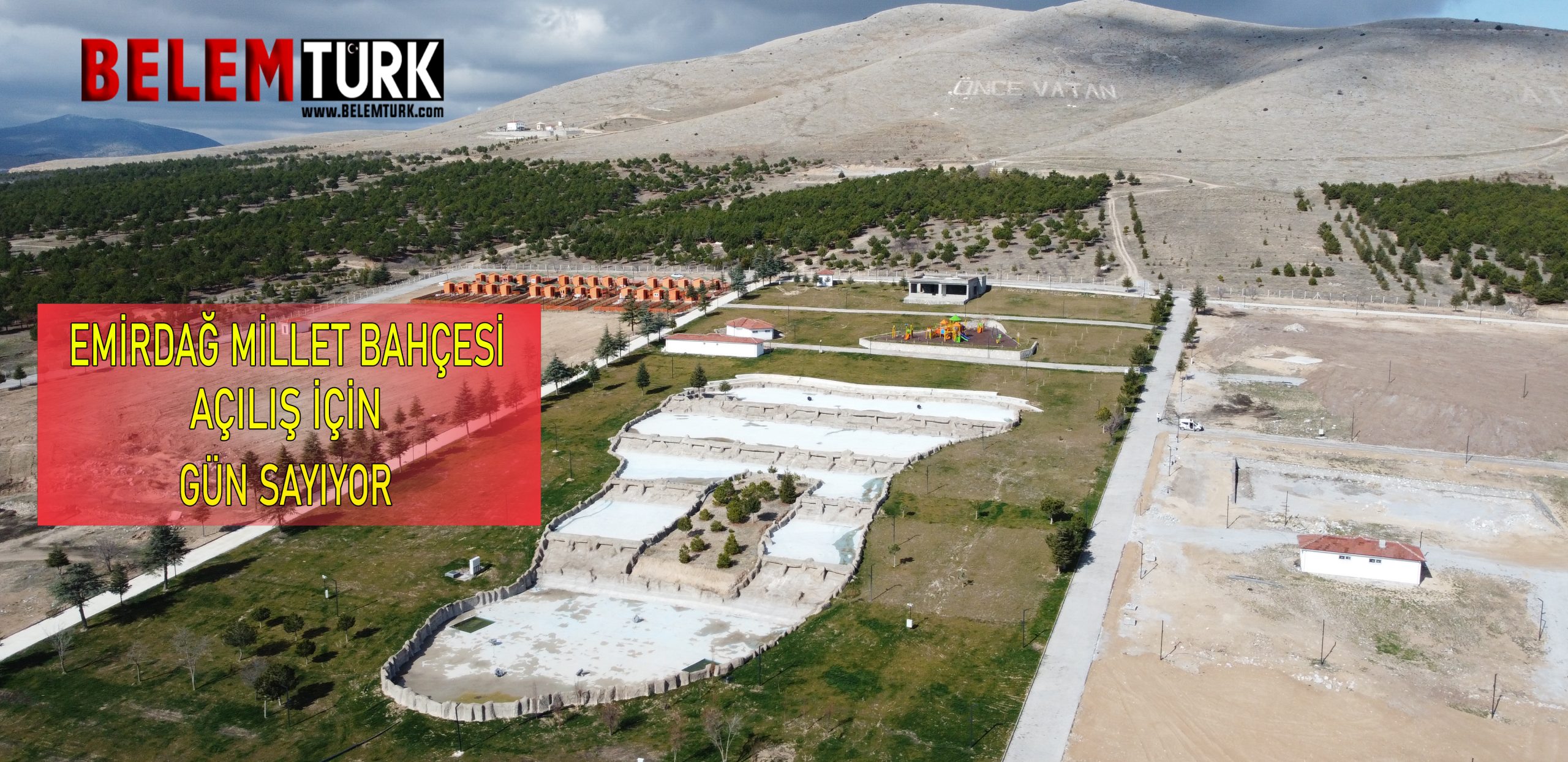 Emirdağ Millet Bahçesi açılış için gün sayıyor