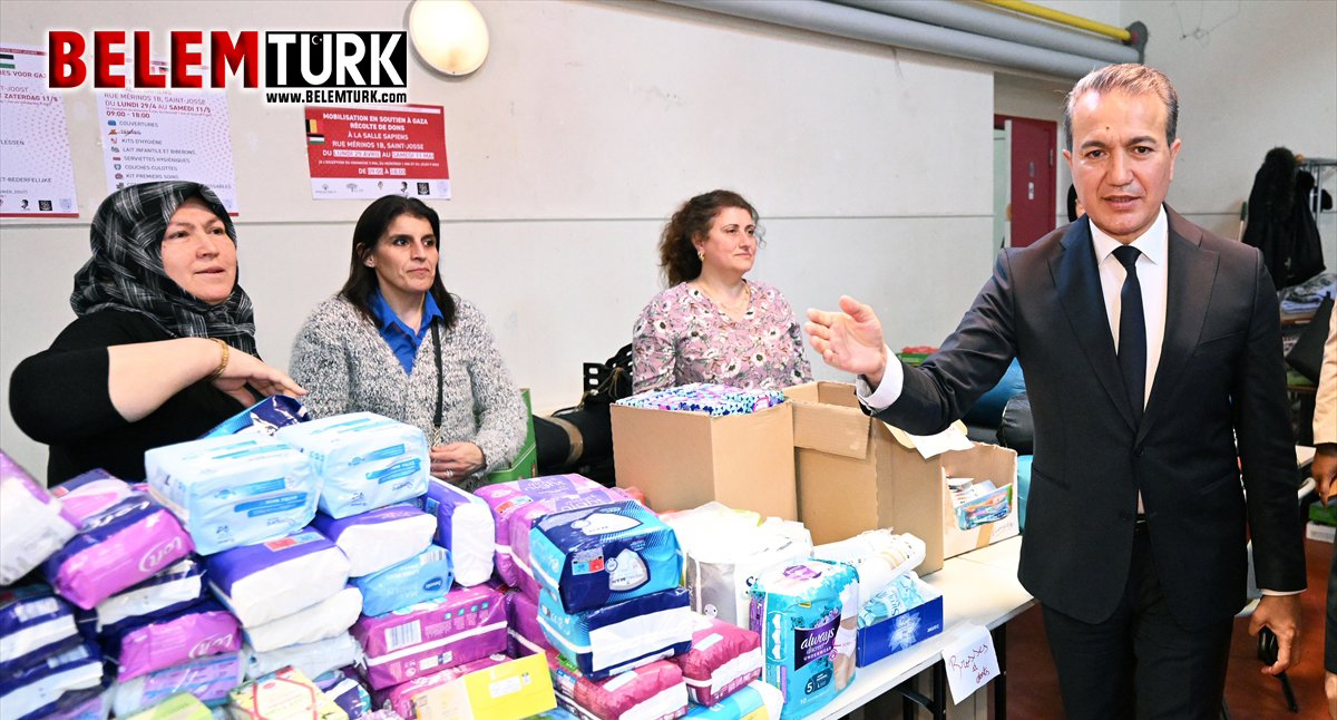 Brüksel’de Emir Kır Gazze için yardım kampanyası başlattı