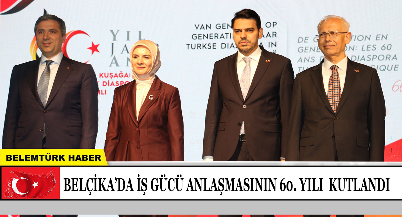 Belçika Heusden Zolder kentinde Türkiye ile iş gücü anlaşmasının 60. yılı kutlandı