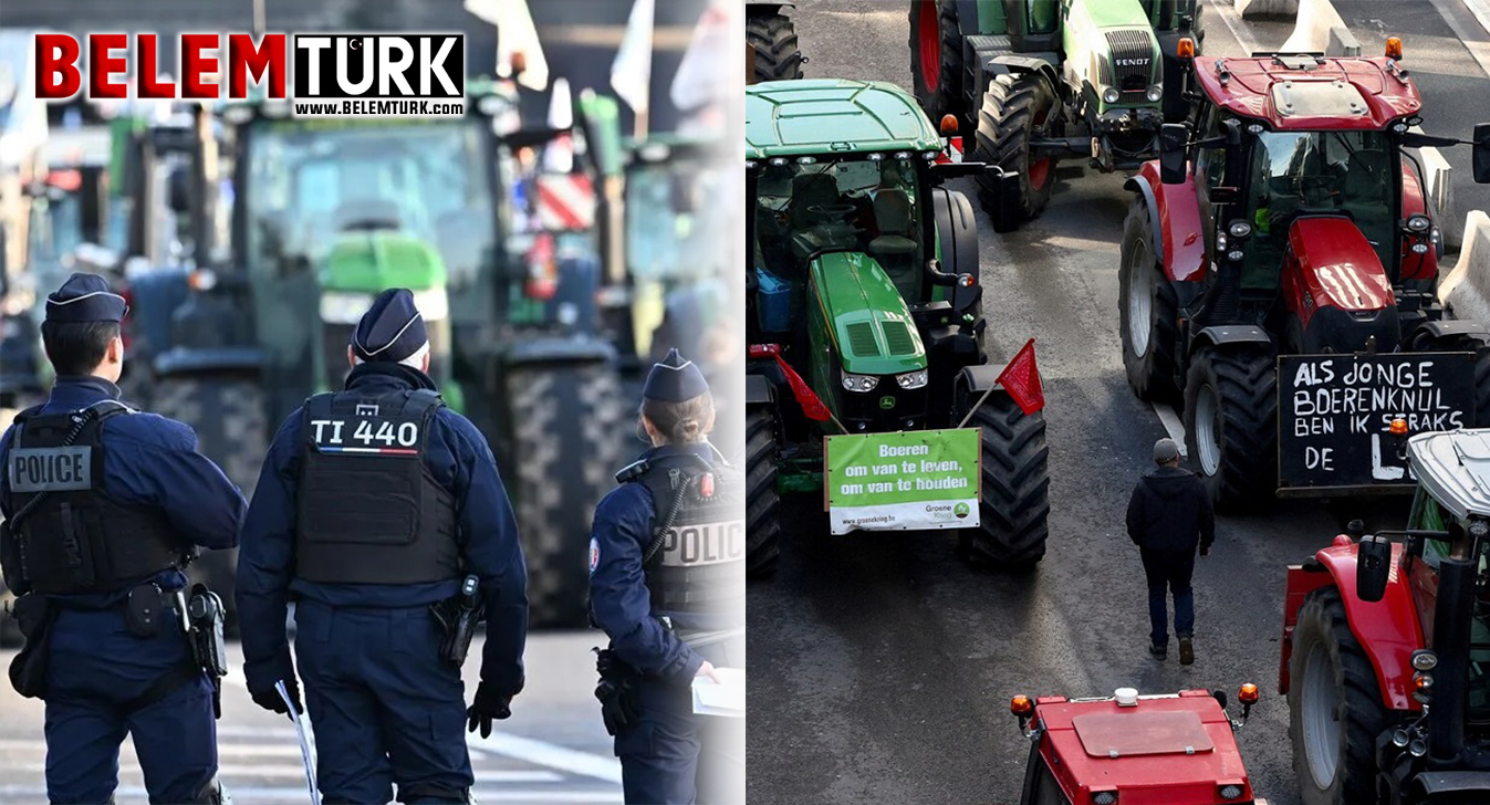 Brüksel’de yarın çiftçiler gösteri düzenleyecek, polis trafik aksaklıkları konusunda uyardı