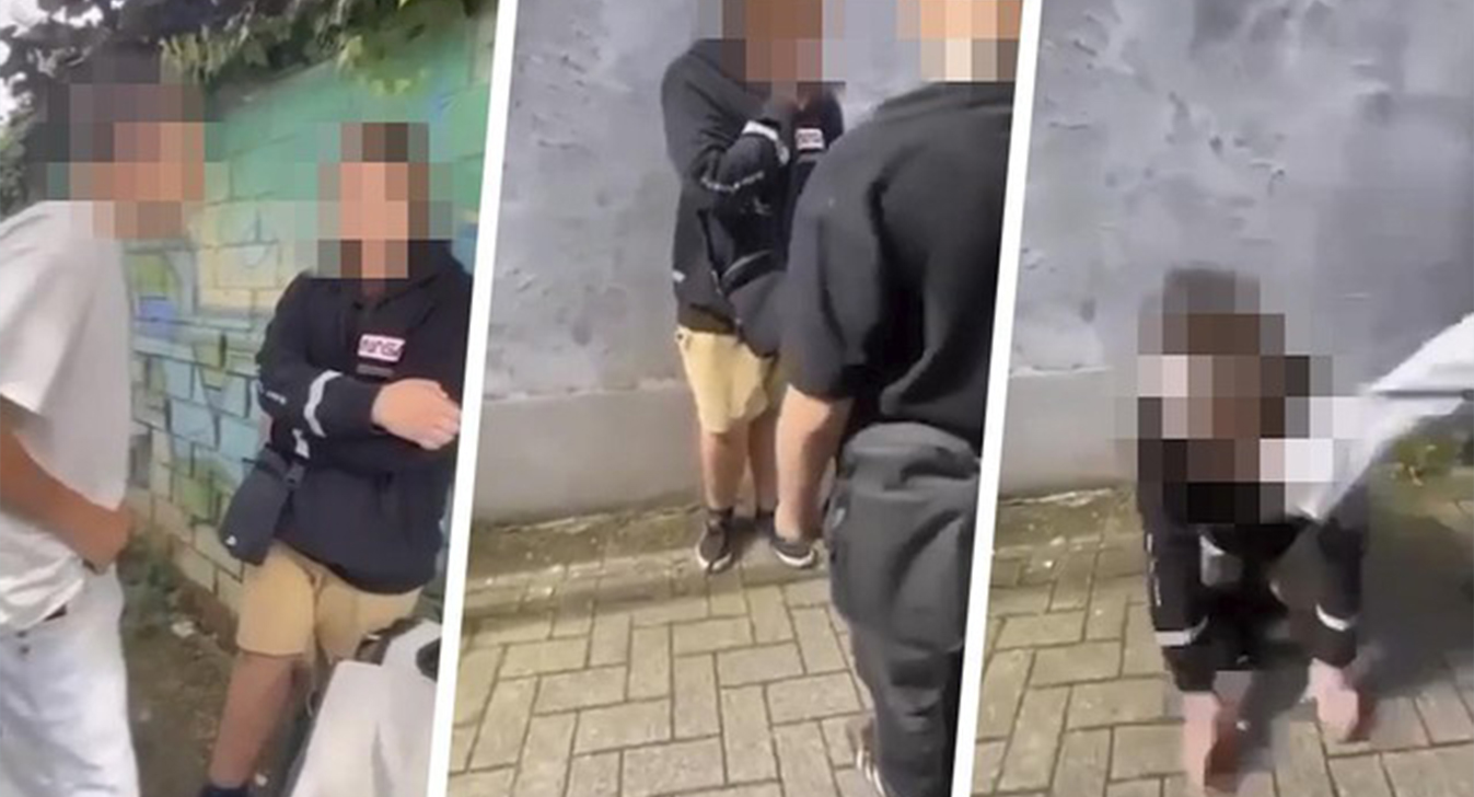 Belçika Hamme’de hafif zihinsel özürlü genç, şok edici bir şekilde darp edildi