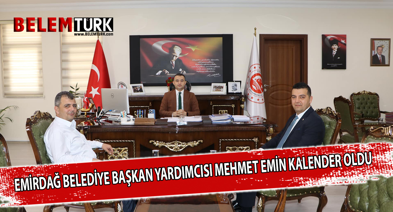 Emirdağ Belediye Başkan Yardımcısı Mehmet Emin Kalender Oldu