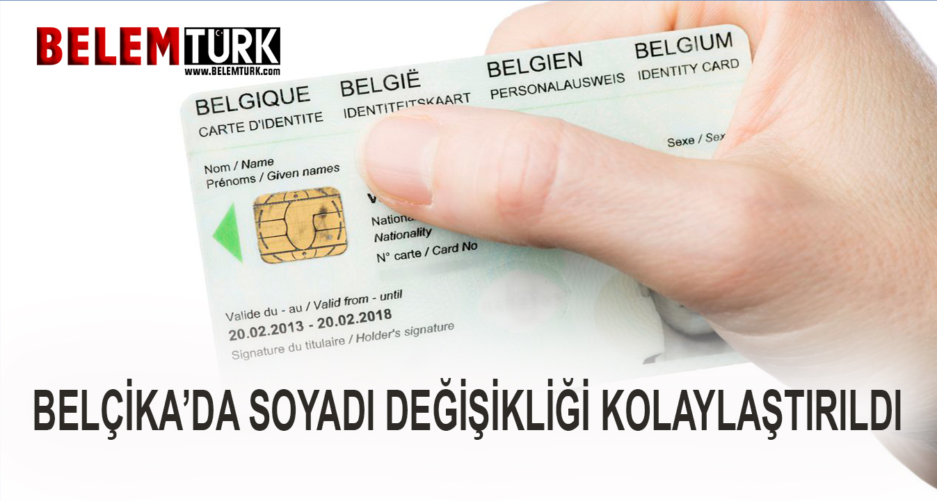 Belçika’da soyadı değişikliği kolaylaştırıldı