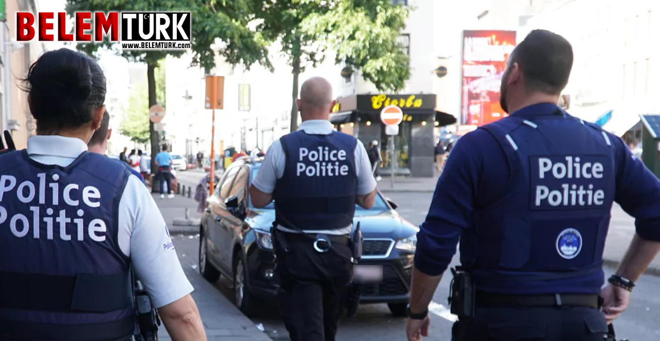 Brüksel polisi Kuzey İstasyonu bölgesinde varlığını hissettiriyor
