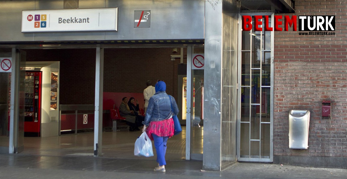 Brüksel metro istasyonunda bir kadın doğum yaptı