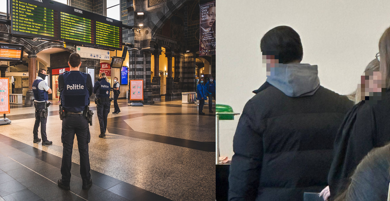 Gent Sint-Pieters istasyonunda tuvalet görevlisi dilenci kadını dövmekten makemeye çıkarıldı