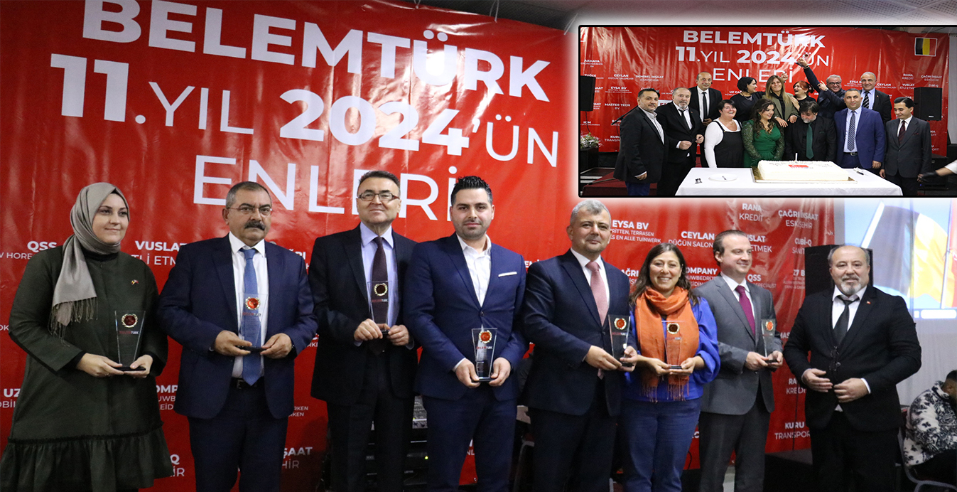 Belemtürk’ün 11. yıl resepsiyonu coşkuyla kutlandı. Yılın enleri 2. kez sahiplerini buldu