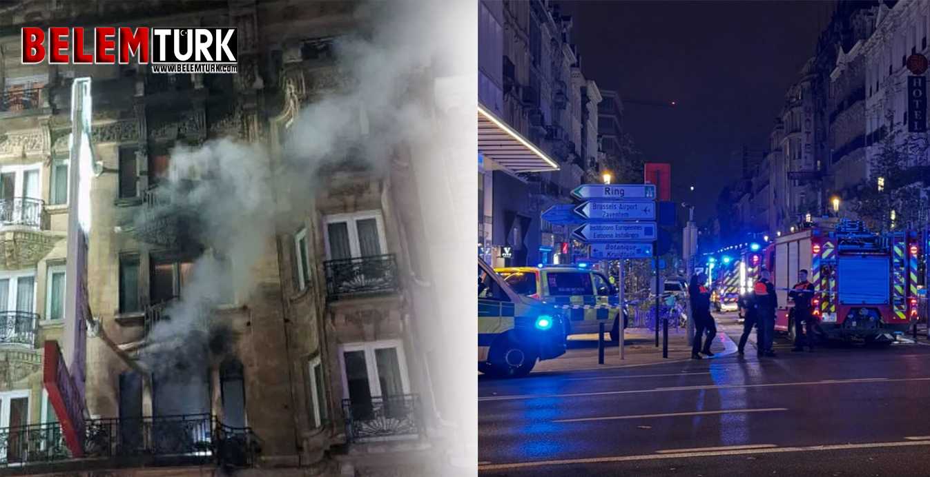 Brüksel’deki bir otelde çıkan yangında 52 kişi tahliye edildi