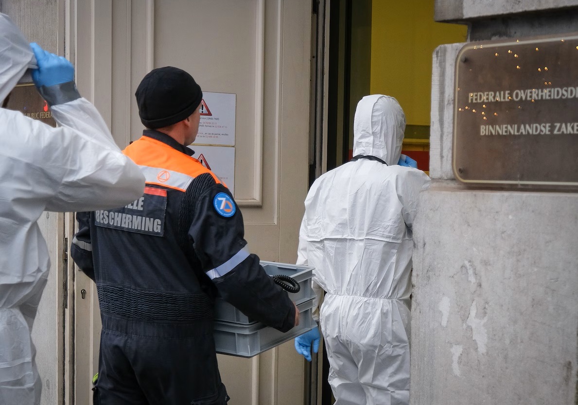 Belçika’da hükümet binalarına gönderilen beyaz tozun zehir içerdiği ortaya çıktı