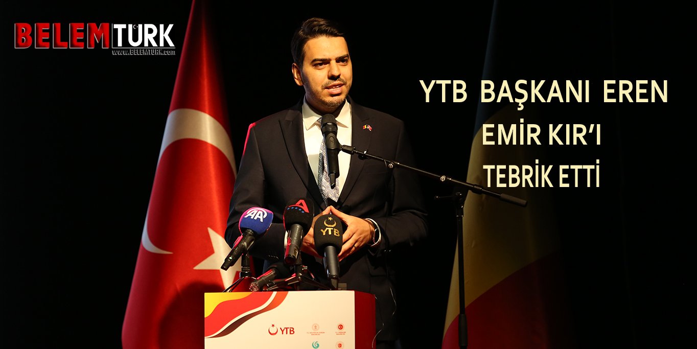 YTB Başkanı Eren, tekrar zafere ulaşan Saint-Josse Belediye Başkanı Emir Kır’ı tebrik etti