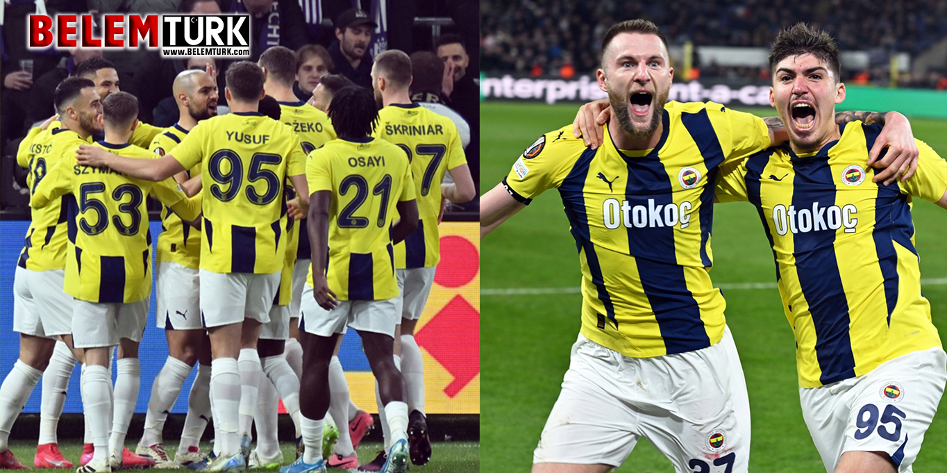 Belçika’nın Anderlecht takımına konuk olan  Fenerbahçe tur atladı