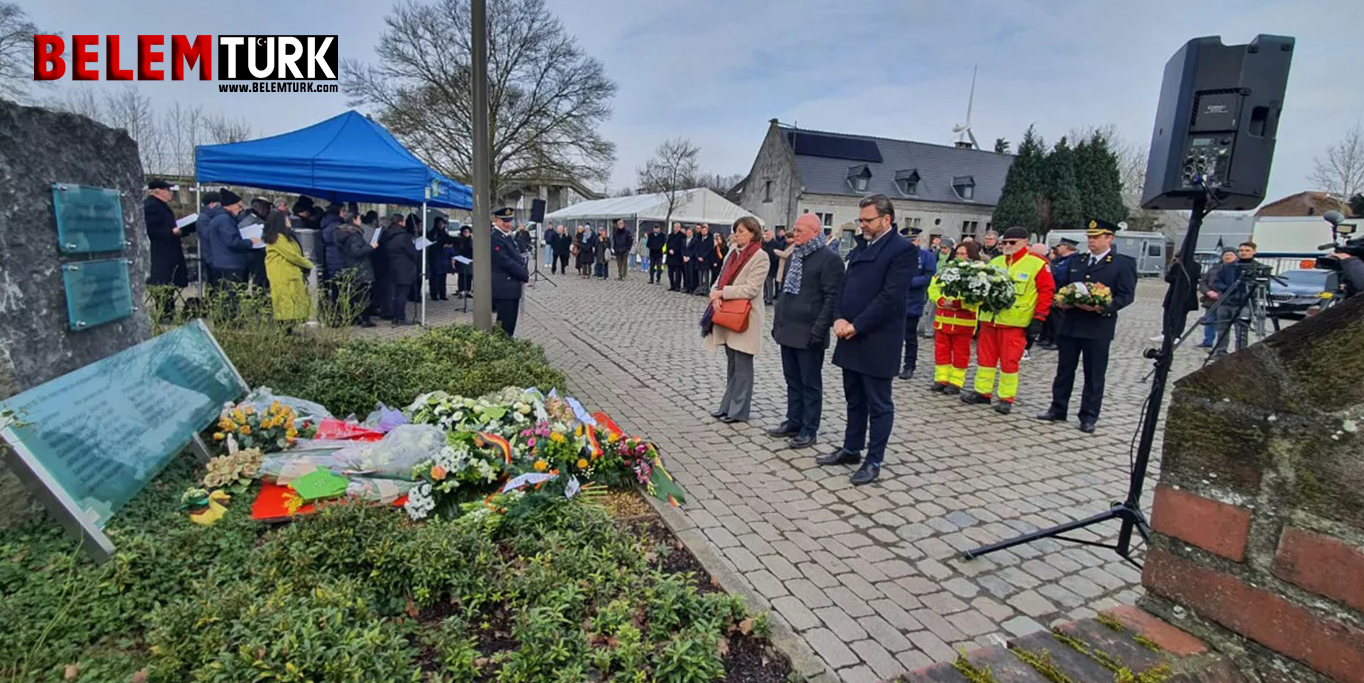 Belçika’da Buizingen tren kazasında hayatını kaybedenler anıldı