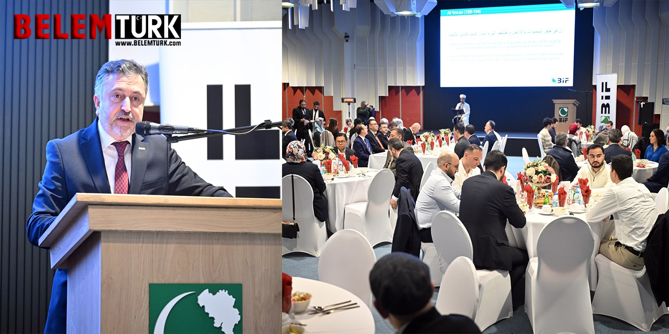 Belçika İslam Federasyonu, başkent Brüksel’de iftar programı düzenledi.