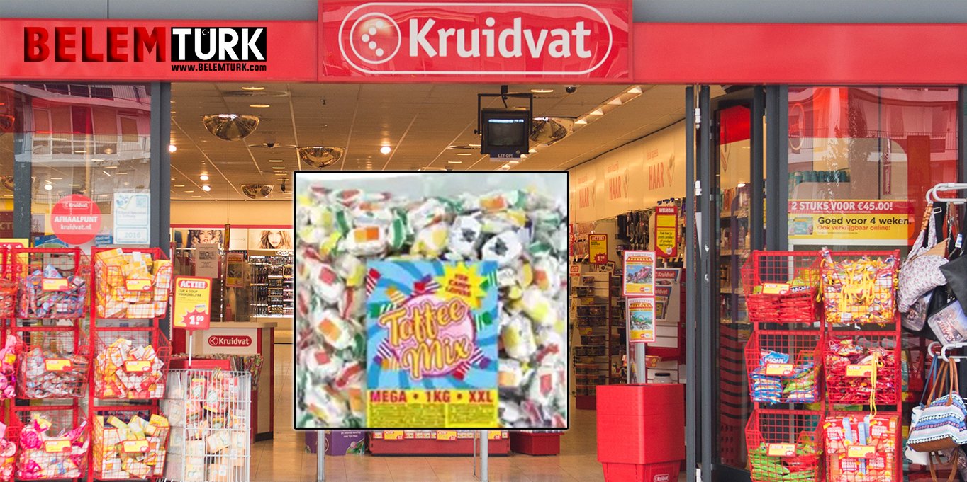 Hollanda ve Belçika’da Kruidvat’ta satılan şekerlemeler geri çağrıldı