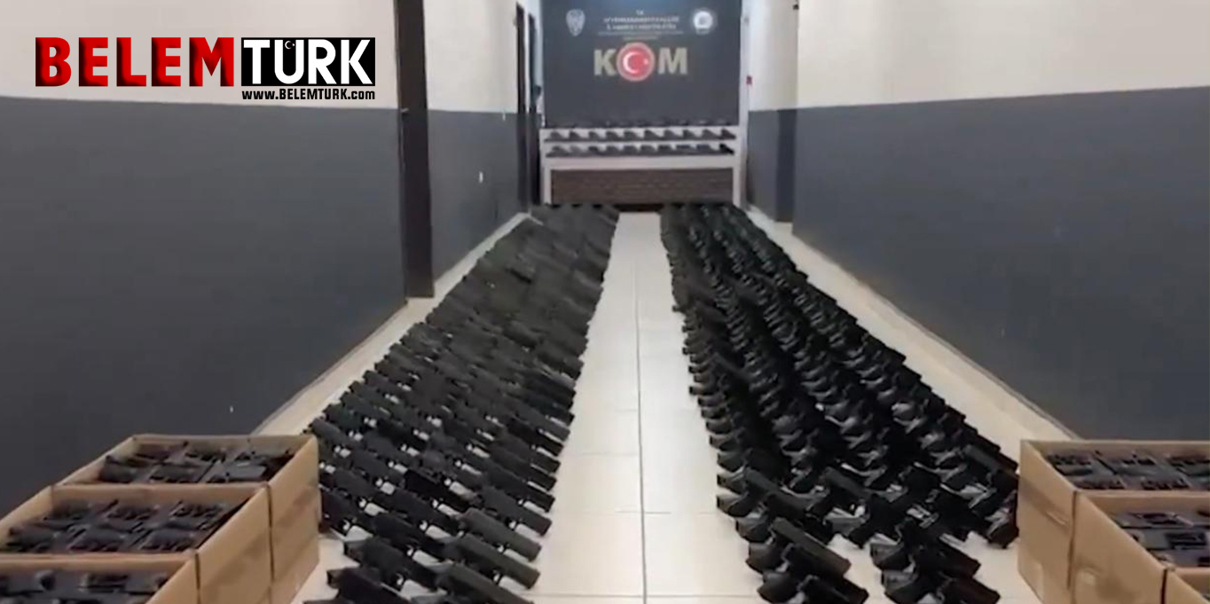 Afyonkarahisar’da 3 bin 450 tabanca gövdesi ele geçirildi