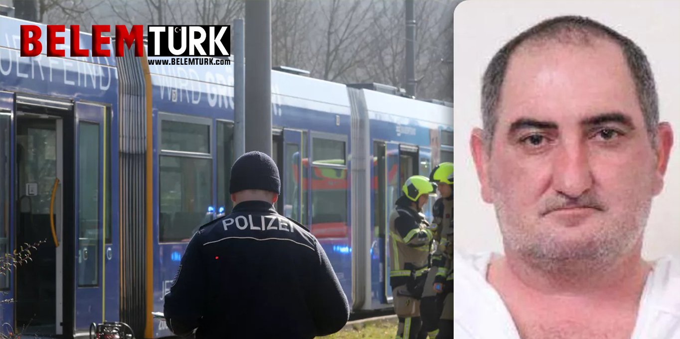 Almanya’da tramvayda karısını yakan adam polise teslim oldu