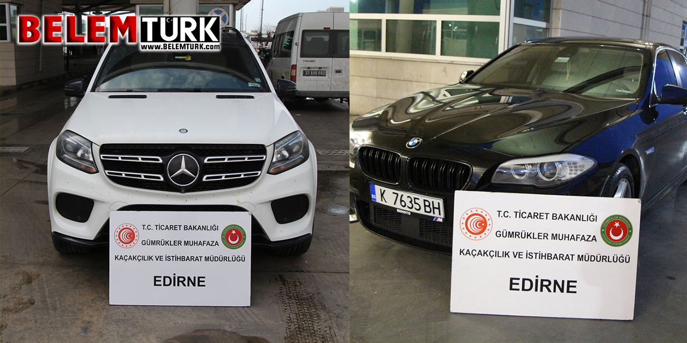 Kapıkule’de sahte emeklilik belgesiyle Türkiye’ye kaçak olarak sokulmak istenen lüks araçlar yakalandı.