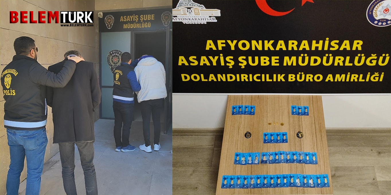 Afyonkarahisar’da sahte altın sattıkları öne sürülen 2 kişi yakalandı