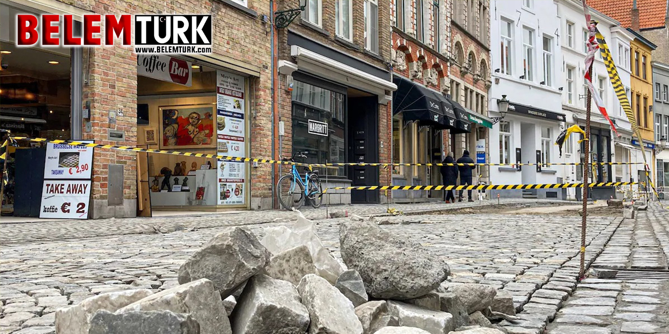 Belçika’nın Brugge şehrinde Orta Çağ’dan kalma tarihi kaldırım taşları çalınıyor
