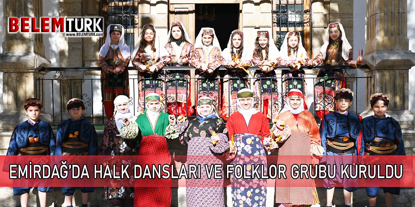 Emirdağ’da halk dansları ve folklor grubu kuruldu