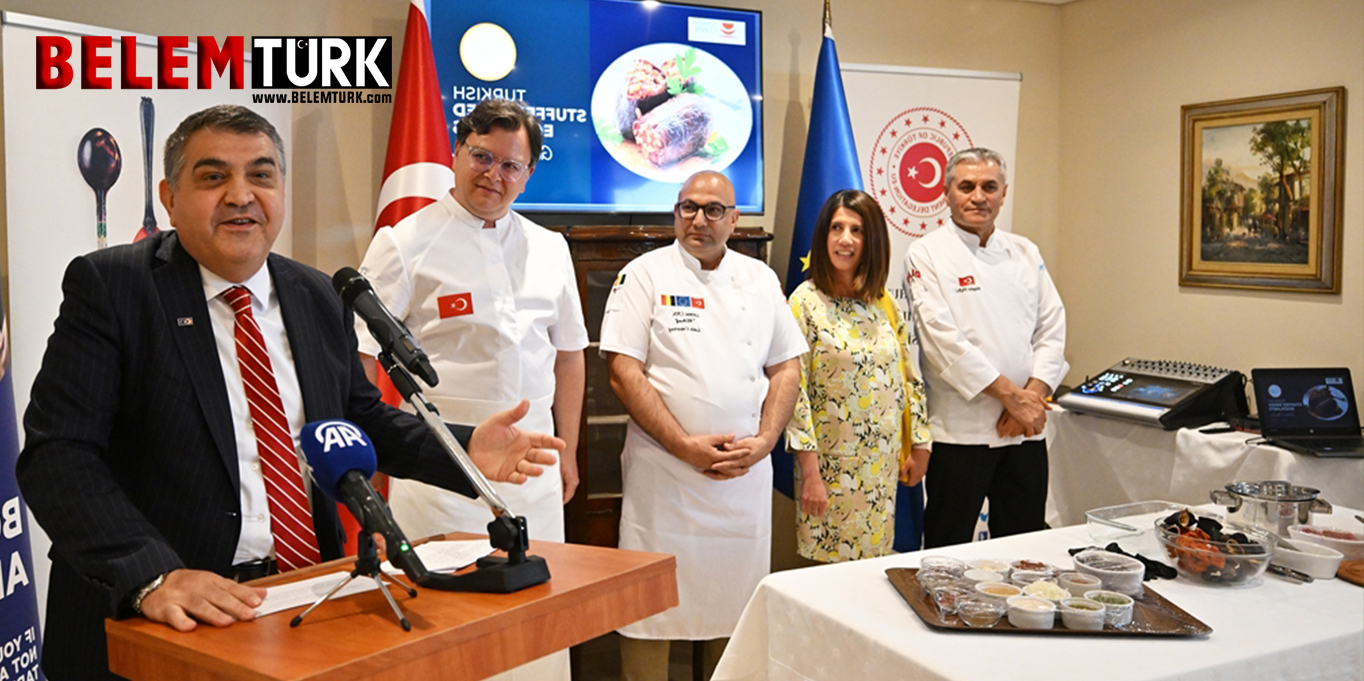 Brüksel’de “Türk Mutfağı Haftası” kapsamında geleneksel lezzetler tanıtıldı