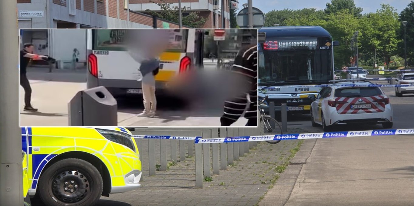 Belçika’nın Anvers şehrinde bir kişi otobüste bıçaklanarak öldürüldü