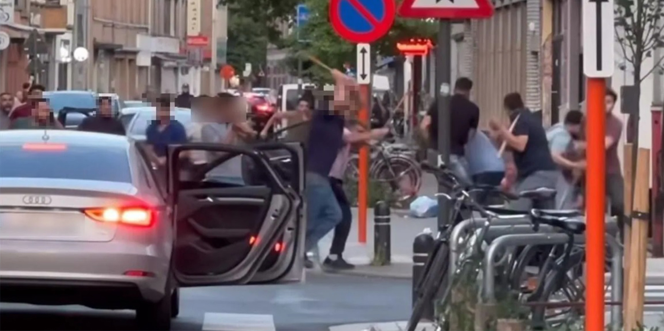 Belçika’nın Gent şehrinde sopalı ve demir levyeli kavga : 8 kişi yaralandı