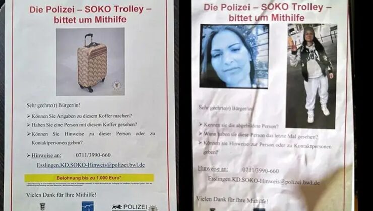 Almanya’da kayıp Türk kadının cansız bedeni bavul içinde bulundu