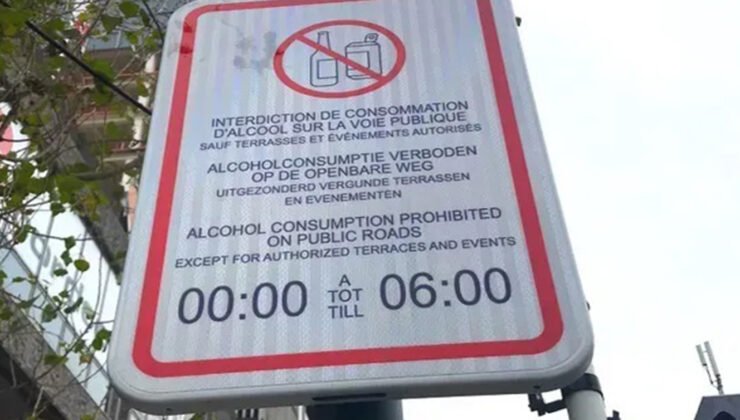 Brüksel Belediyesi şehir merkezinde uygulanan alkol yasağını uzattı