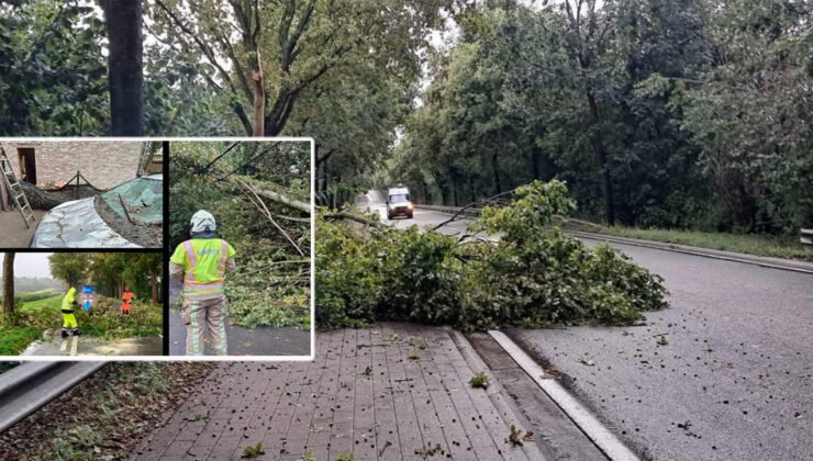Belçika’da “Amy Fırtınası” etkili oldu