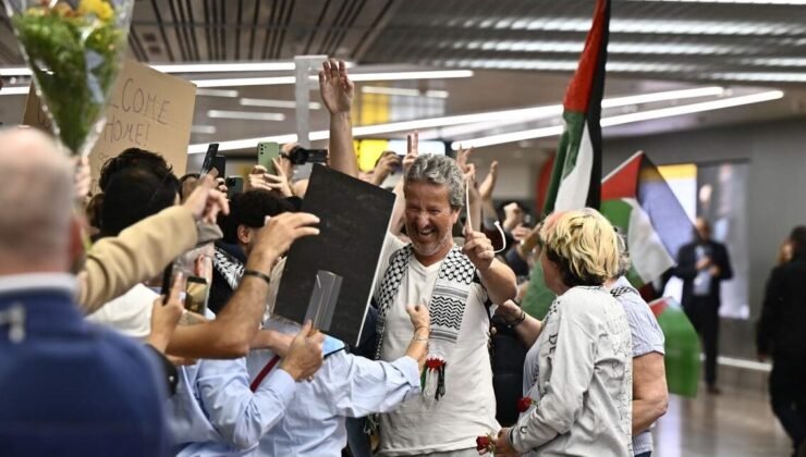 Belçika’ya dönen Gazze’ye yardım filosunun üyeleri, “Herkese hayvan gibi davranıyorlar”