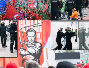 Belçika’da genel grev hayatı durma noktasına getirdi