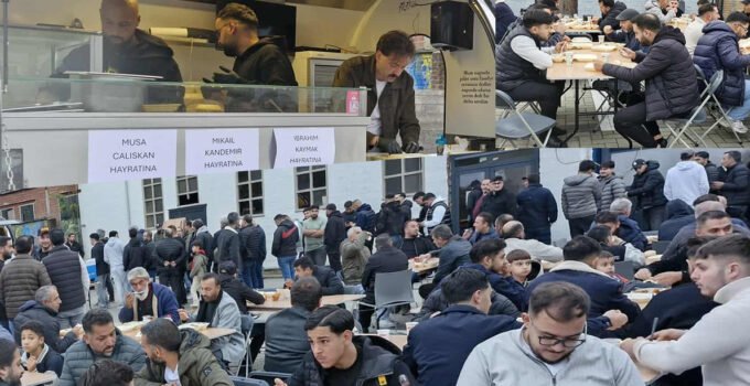 Belçika Gent’te trafik kazasında kaybettiğimiz İbrahim, Mikail ve Musa için hayır yemeği verildi