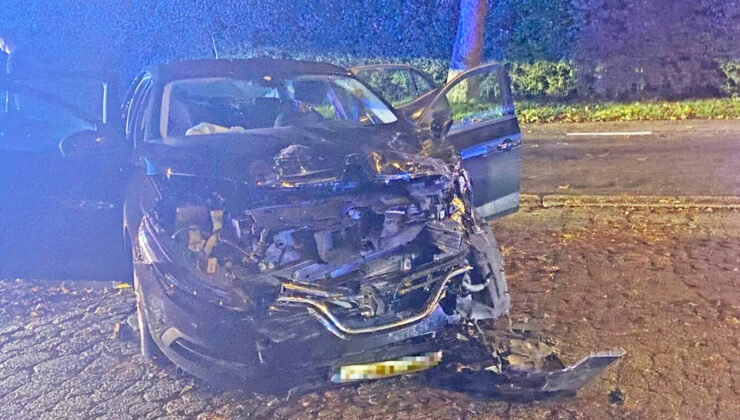 Belçika’da şarhoş sürücü polis kontrol noktasına çarptı