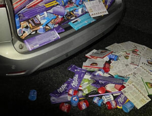 Alman polisinden sınır kontrolleri sırasında dikkat çeken yakalama