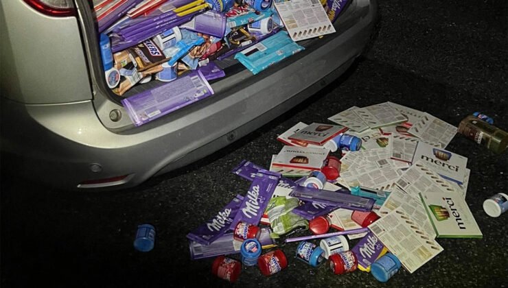 Alman polisinden sınır kontrolleri sırasında dikkat çeken yakalama