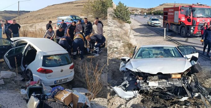 Afyonkarahisar’daki trafik kazasında 1 kişi öldü, 2 kişi yaralandı
