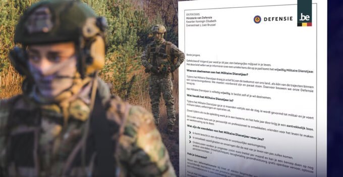 Belçika hükümeti gönüllü askerlik hizmeti için binden fazla gencin başvuru yapmasını sağladı