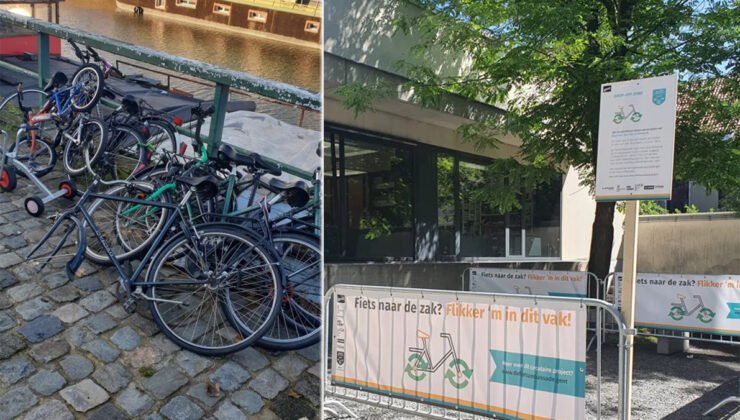 Gent belediyesi, evlerdeki kırık ve arızalı bisikletlerin toplanması işlemini tekrar faaliyete geçirdi.