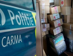 Belçika polisi bir kuryenin evinde teslim edilmeyen 80 bin euro değerinde paketlere el koydu