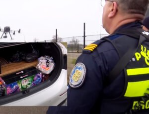 Hollanda polisi, yasa dışı havai fişeklerle mücadele etmek için Belçika sınırına drone konuşlandırdı